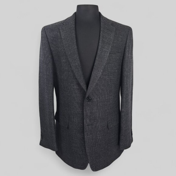 Tommy Hilfiger Men's Flannel 2 Button Sports Coat Blazer 42R - Picture 2 of 13